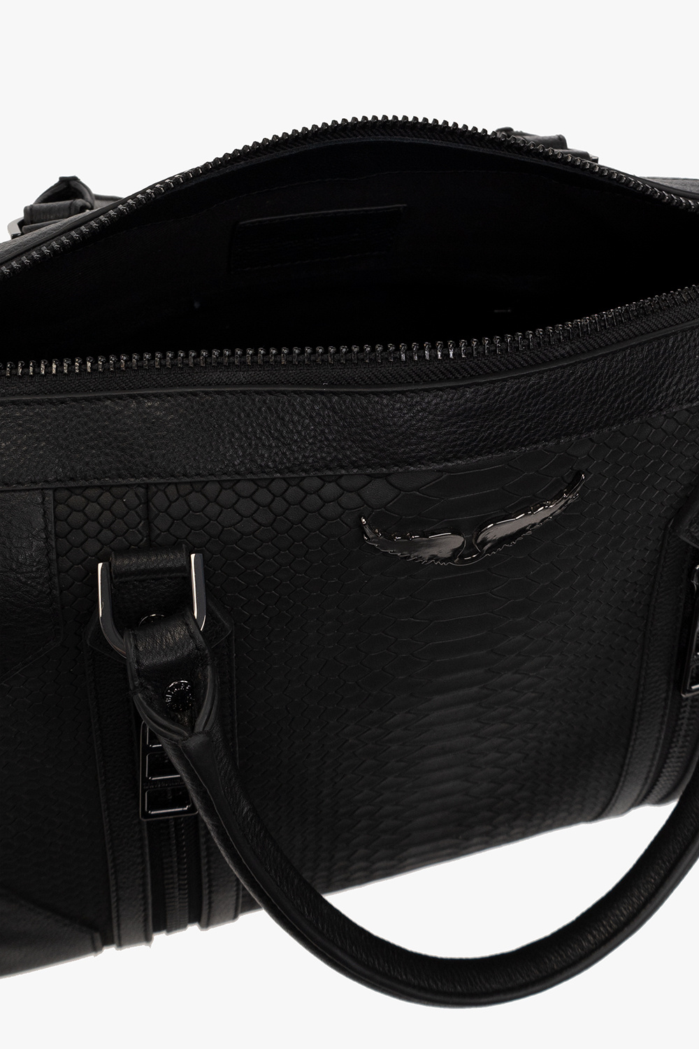 snake print wash bag - SchaferandweinerShops Norway - Black snake print wash bag - SchaferandweinerShops Norway - Black